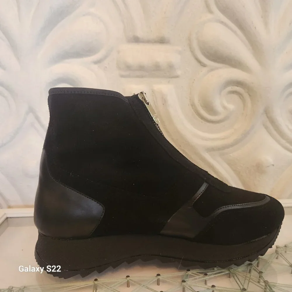 Norma J. Baker Black Above Ankle Boots. NWOT. Size EU 37/6.5 US
